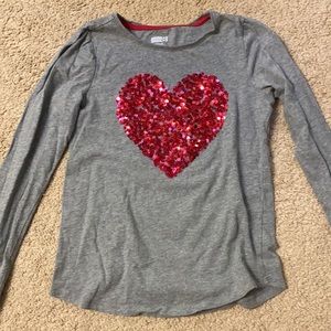 Long sleeve gray shirt